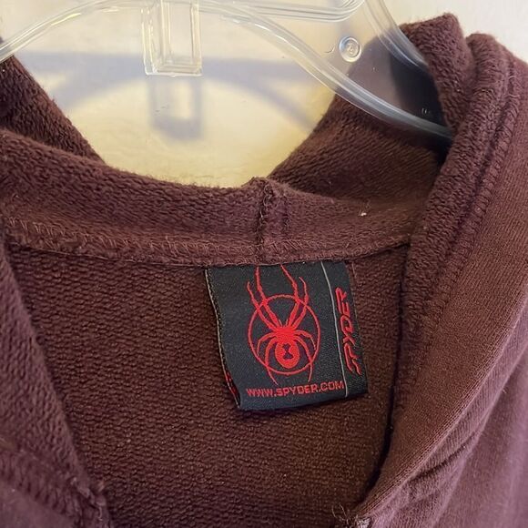 EXCELLENT CONDITION WOMEN’S LARGE VINTAGE SPYDER LONG HOODIE/SWEATSHIRT FULL ZIP - Picture 2 of 10
